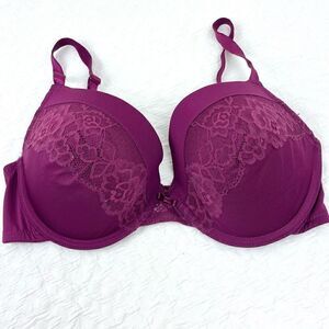 BUY 1 GET 1 FREE Maidenform 36d purple lace sexy comfortable bra